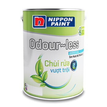 Sơn Nippon Odour-Less Chùi Rửa Vượt Trội (18l, 5l, 1l)
