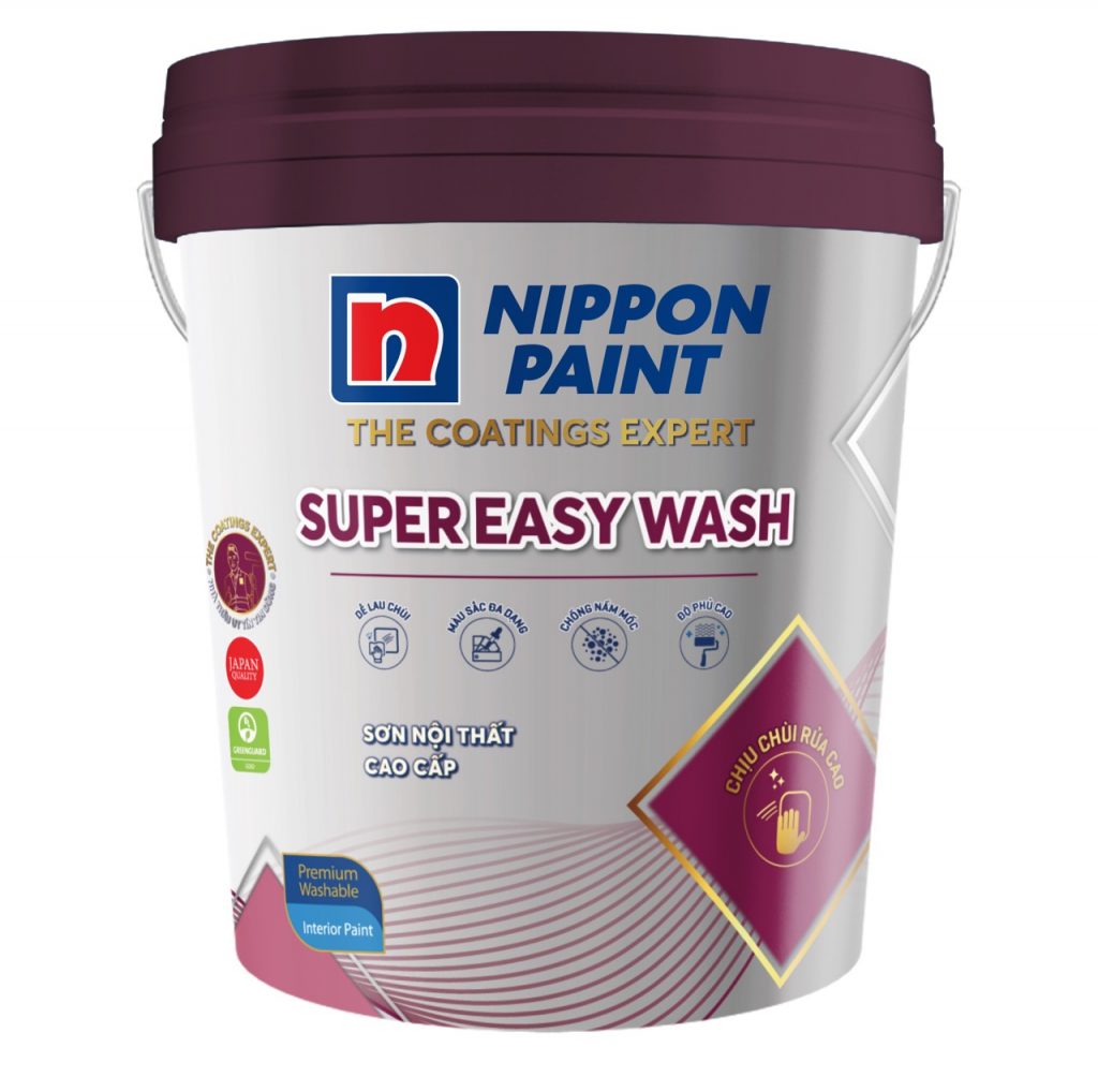Nippon Suoer Easy Wash – Sơn dự án Nippon sơn nội thất chịu chùi rửa