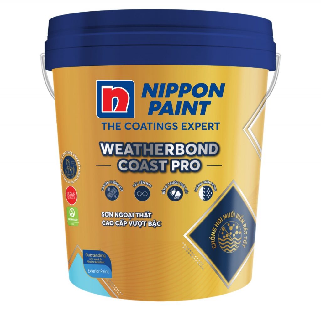 Nippon Weatherbond Coast Pro – sơn dự án Nippon sơn ngoại thất chịu môi trường biển